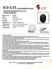 8.01 Ratti Natural Scapolite Cat's Eye with Govt. Lab Certified-(1221)